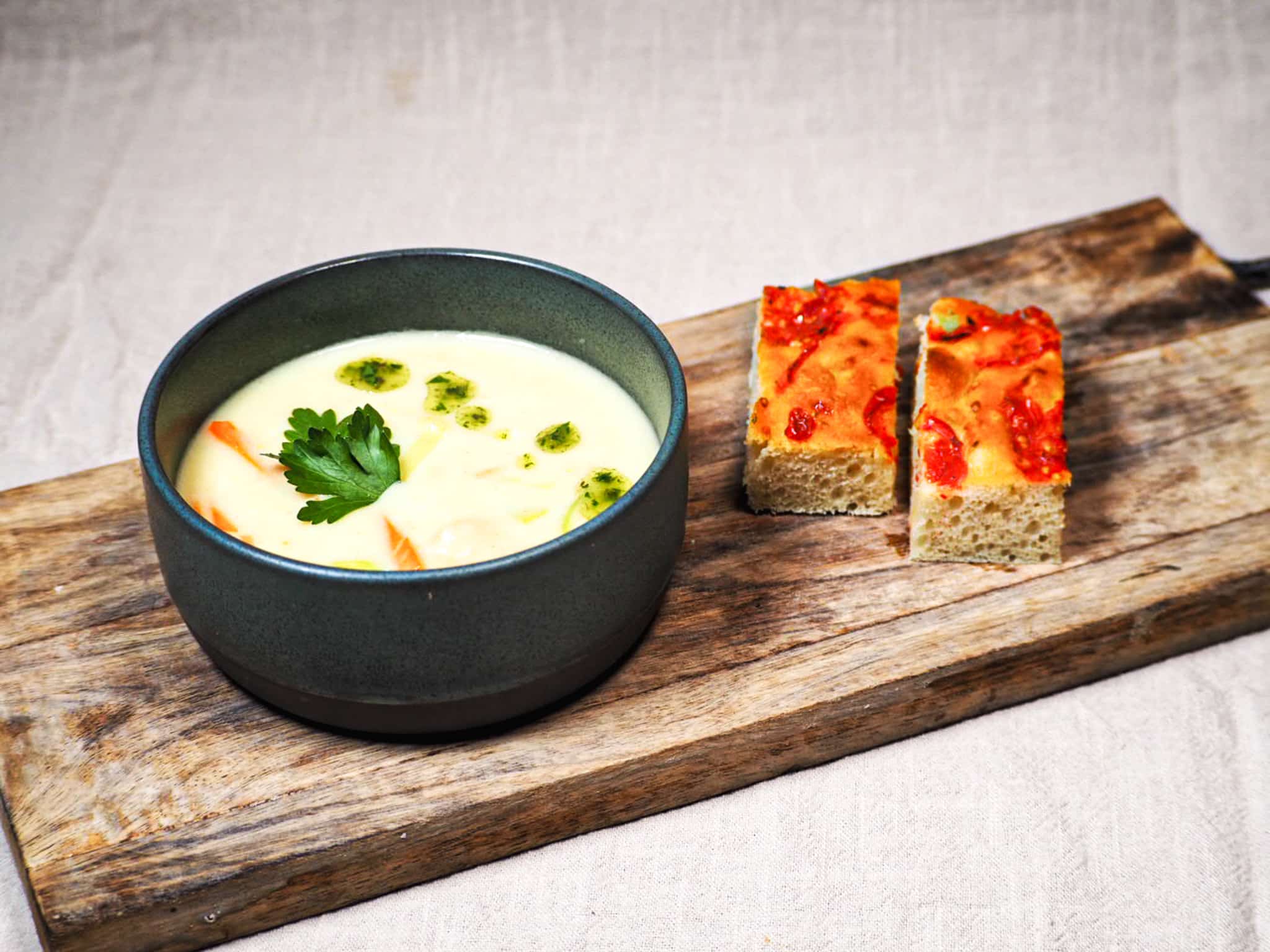 Delikatessens egen fiskesuppe